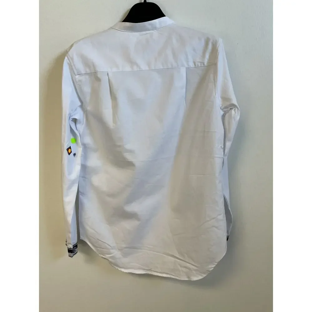 ILLusive London Shirt Boys 13-14 Button Up White Long Sleeve N49